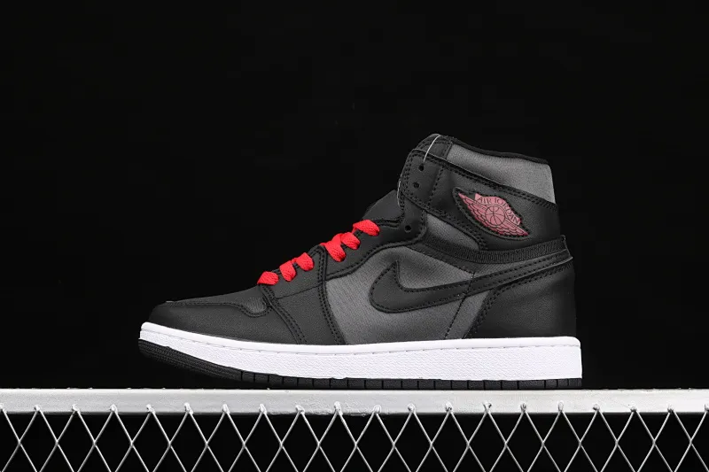 All categories Air Jordan Jordan series basketball shoes Air Jordan 1 High Air Jordan 1 Retro High OG AJ1 Joe 1 black and red silk high-top basketball shoes 555088-060